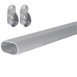 Barra Closet Con Soportes 1 Metro
