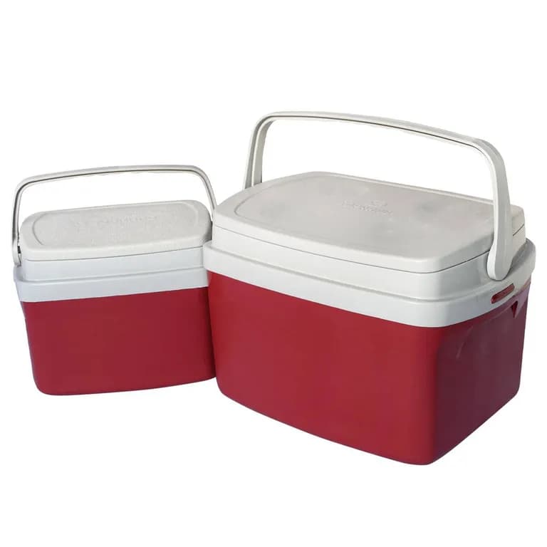 Set 2 Cooler 12 y 5 l Rojo