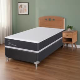 Box Spring 1 plaza Box Spring New Ortopedic B5 Negro