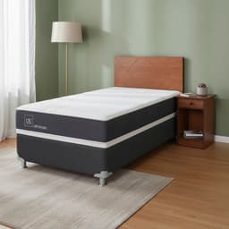 Box Spring 1 plaza Box Spring New Ortopedic B5 Negro