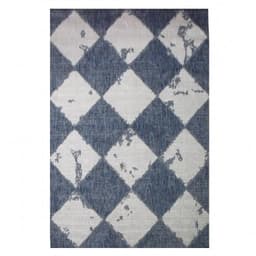 Alfombra 240x340 cm Sisal Azul