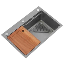 Lavaplatos Deluxe MDS6845A-G-C/L 1 Cubeta(s) 68x20x45 cm Acero inoxidable