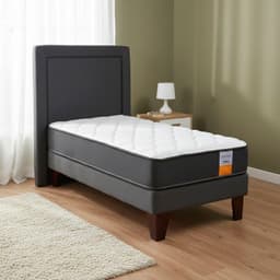Cama Europea Funcional 1 Pl + Respaldo