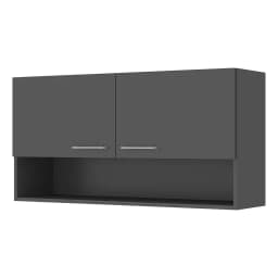 Mueble De Cocina Aereo Evandro Grafito 105x27x53 cm