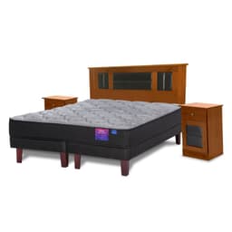 Cama Europea Therapedic plus king + set Lorraine