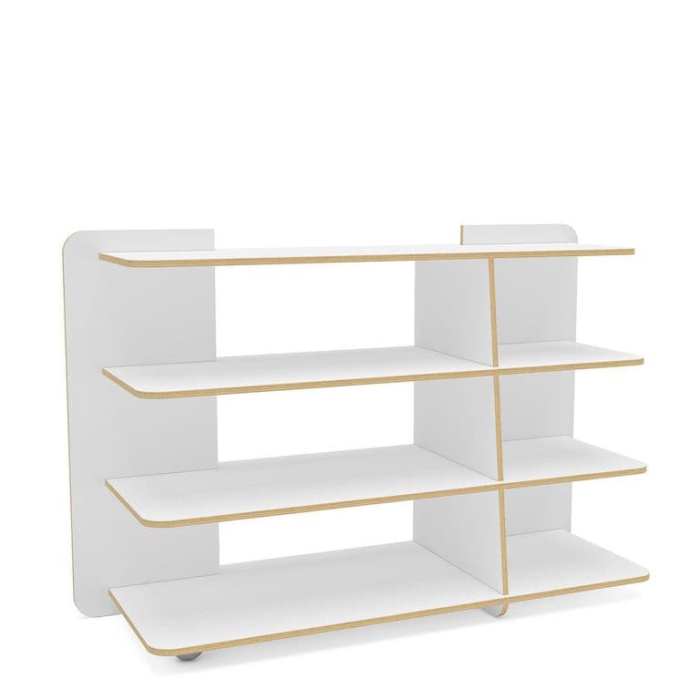 Estante Pietra Light MDP 4 Nivel(es) 48.5x90x136 cm Blanco