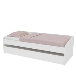 Cama Gandu 1 plaza Blanco
