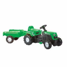 Tractor Infantil a Pedales Ranchero con Carrito Verde Desde 2 anos