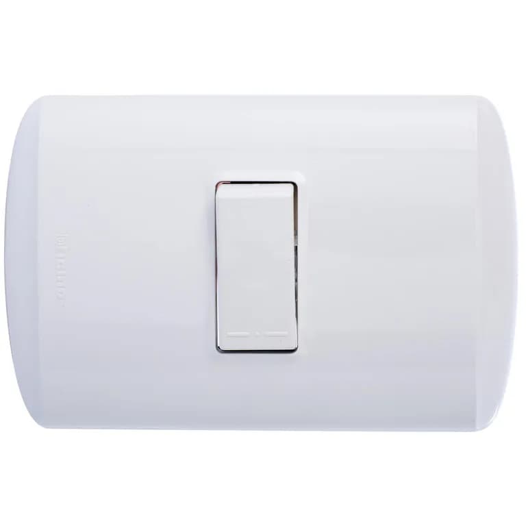 Interruptor simple 9/12 10 A Modus Plus Blanco