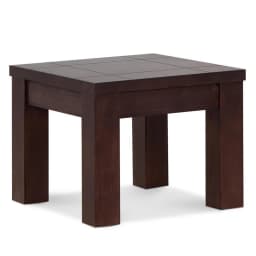 Mesa lateral Nuble 50x50x40 cm chocolate