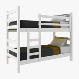 Camarote Essenciale blanco con escalera