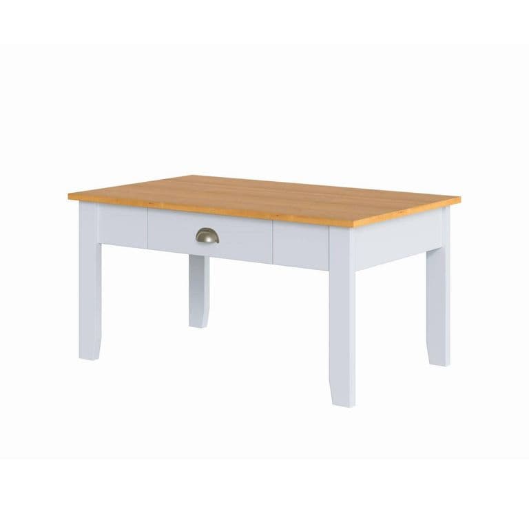 Mesa de centro Ludlow blanco miel