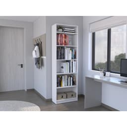 Combo estante 5 repisas + complemento blanco