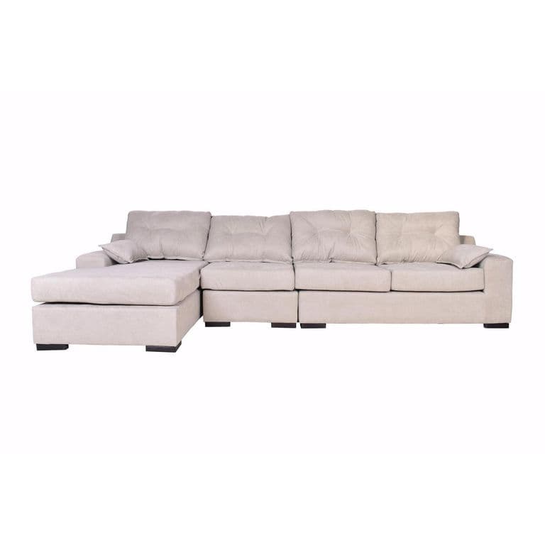 Sofa Seccional 4 cuerpos MUSEMILU72 155x95x300 cm Beige