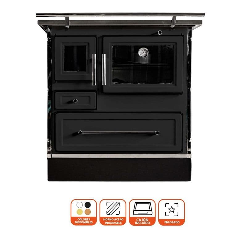 Cocina a Lena Calbuco MZ 90 Negra