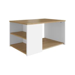 Mesa de Centro Foggia Blanco miel 68x45x40 cm