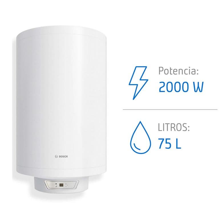 Termo Electrico 75 Litros 2000 W de Muro