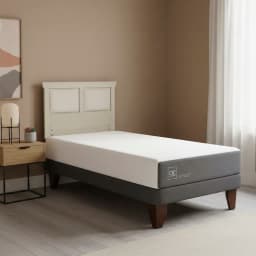 Cama Europea Smart 1P Respaldo Torino Alpino