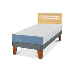 Cama Europea Excellence 1P Respaldo Munich Mostaza