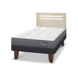 Cama Europea Anatomic 1.5P Respaldo Munich Alpino