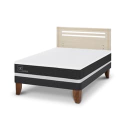 Cama Europea Ortopedic 2P Bn Respaldo Munich Alpino