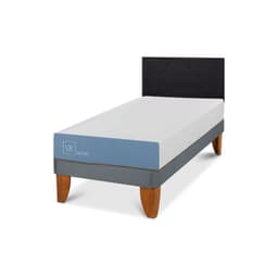 Cama Europea Excellence 1P Respaldo Villarrica Negro