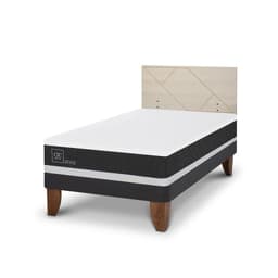 Cama Europea Ortopedic 1.5P Respaldo Villarrica Alpino