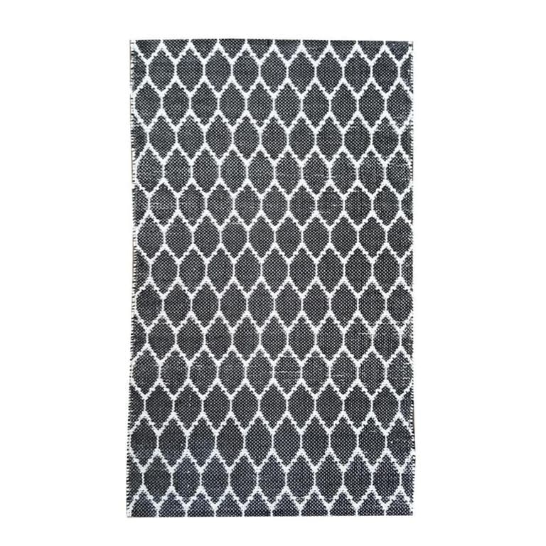 Alfombra 160x230 cm PVC Negro