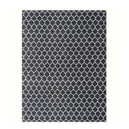 Alfombra 120x170 cm PVC Negro