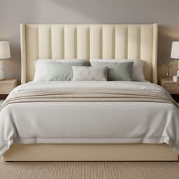 Respaldo Super king Panaro Beige