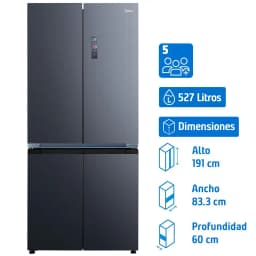Refrigerador Perfect Fit Multidoor No Frost 527 Litros Inox MDRMD706BIE70