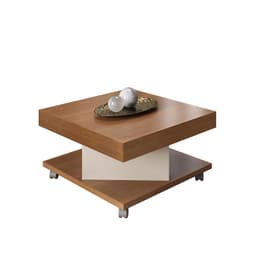 Mesa de centro Saara Cerezo/beige 63x63x35 cm