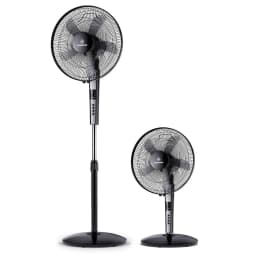 Ventilador Pedestal Negro