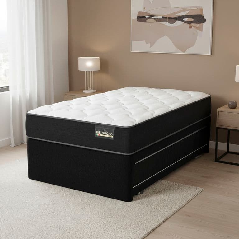 Divan 1 plaza Nido One Black Negro
