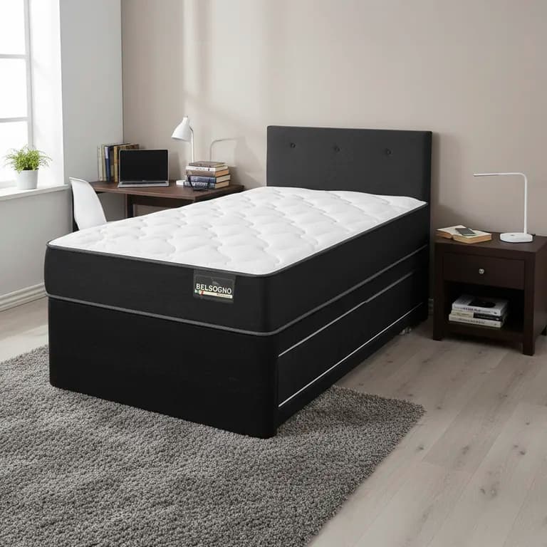 Divan 1 plaza Nido One Black Negro