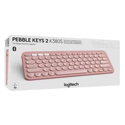 Teclado bluetoth Pebble Keys 2 K380 rosado