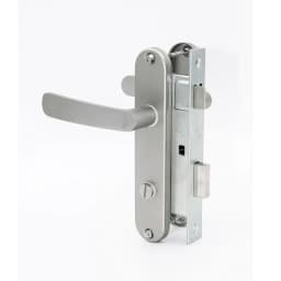 Cerradura Embutir Cerradura de bano Manilla Embutida Plata Simona 7040