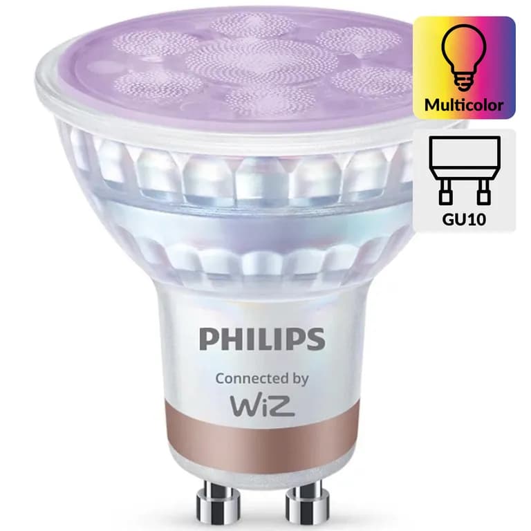 Ampolleta Inteligente Smart 4.7 W GU10 400 lm Luz Multicolor