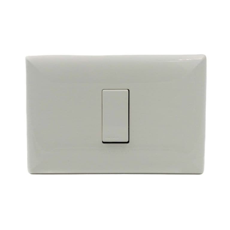 Interruptor simple 9/12 s17 Blanco