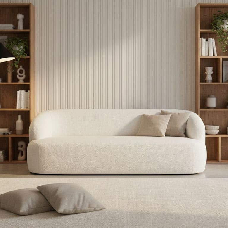 Sofa 3 cuerpos Chandon 180x78x90 cm Beige