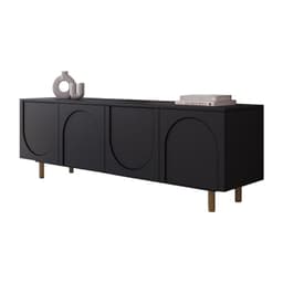Rack 75 " Arcos Negro 180x74.5x45 cm