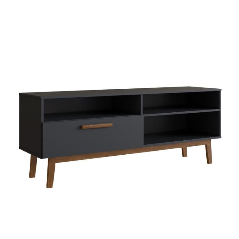 Rack TV 55 " Negro 136x58.8x37.7 cm