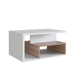 Mesa de centro B92.087 Blanco castano 45x67.5x37.5 cm