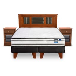 Cama 2 plazas Europea Innova Blanco