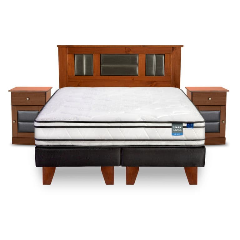 Cama 2 plazas Europea Innova Blanco