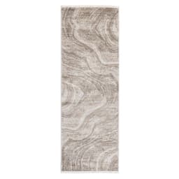Alfombra 60x240 cm Poliester Gris