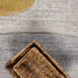 Alfombra 160x230 cm Poliester Gris