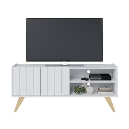 Rack TV 55 " Space BR Blanco 135.8x58.7x36.1 cm