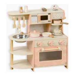 Cocina Infantil con Cafetera Emily Rosada