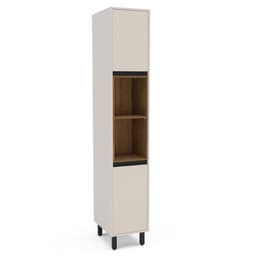 Mueble De Cocina Despensa Koya Abierta Beige 2 Puertas